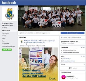 Imagem da Fanpage Prex do Facebook