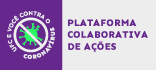 #ParaCegoVer: banner de acesso à Plataforma Colaborativa de Ações da UFC
