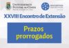 Prazos prorrogados do XXVIII Enc. de Extensão